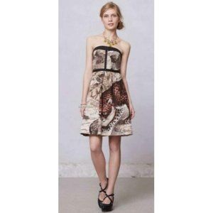 Anthropologie Liefsdottir Felidae Cheetah Dress 0 EUC